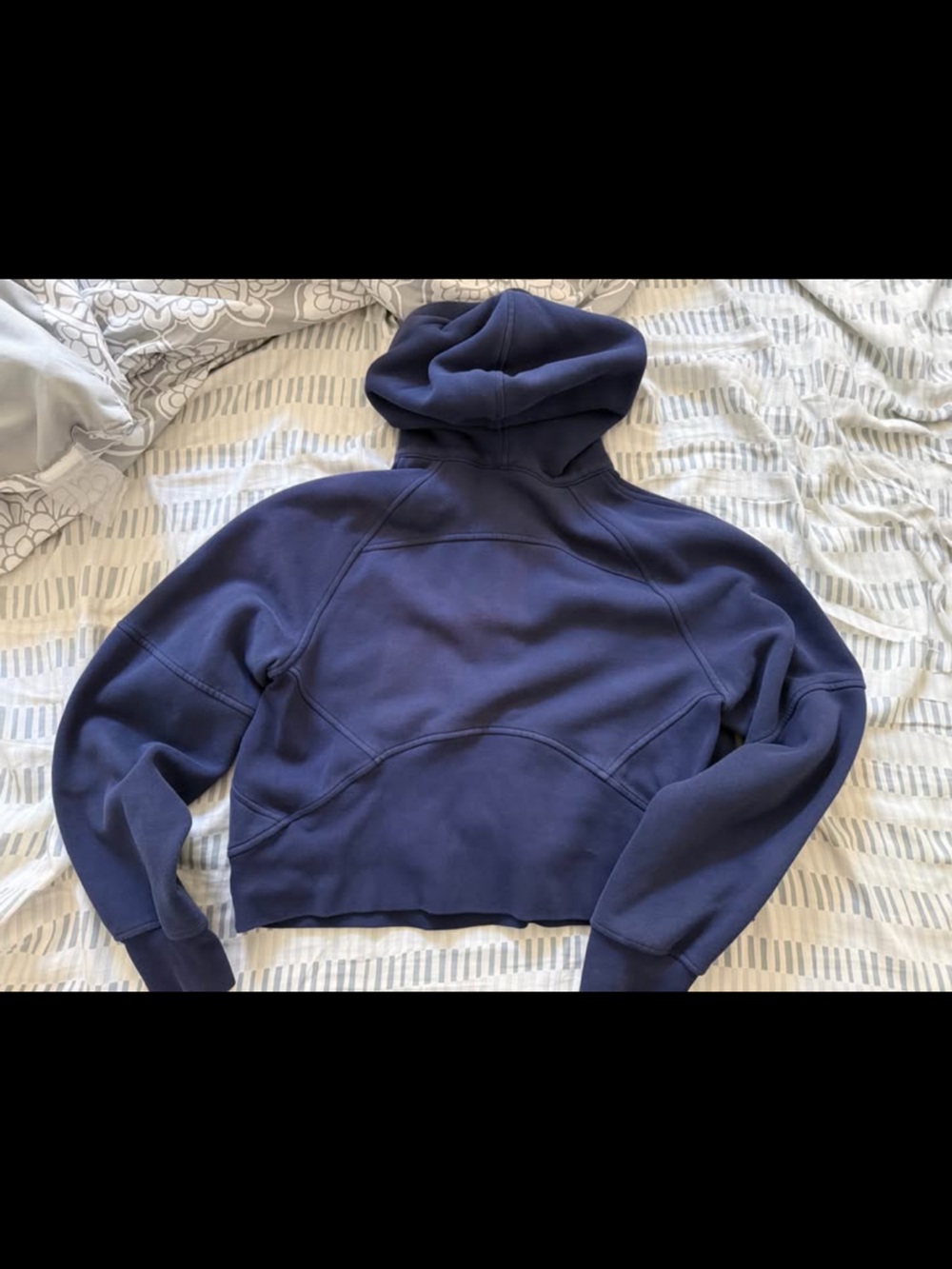 Scuba Hoodie Cropped Lululemon true navy - Picture 3 of 5